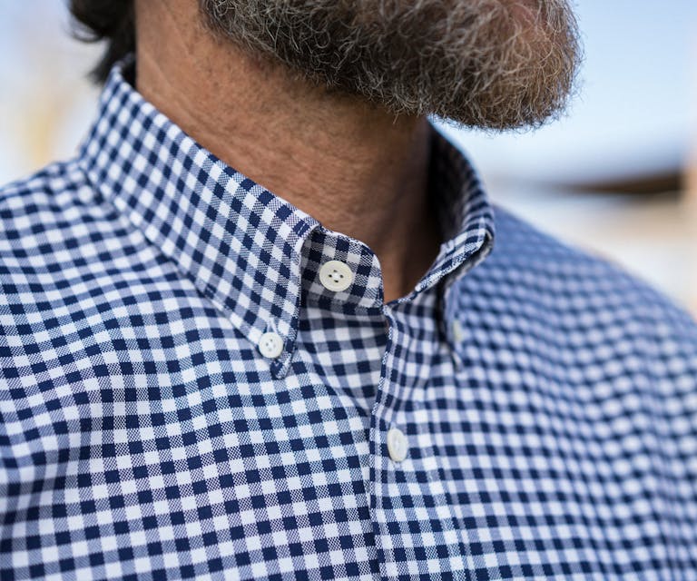 Asphalte - The Button down Oxford - the collar